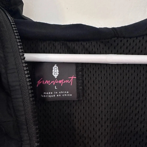 Free People Movement Black Windbreaker quarterzip Jacket - Picture 4 of 4
